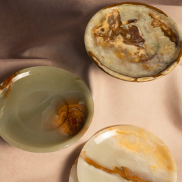 Trinket Plate / Dish - Onyx- Multi