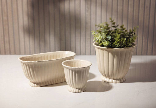 Fluted Pot