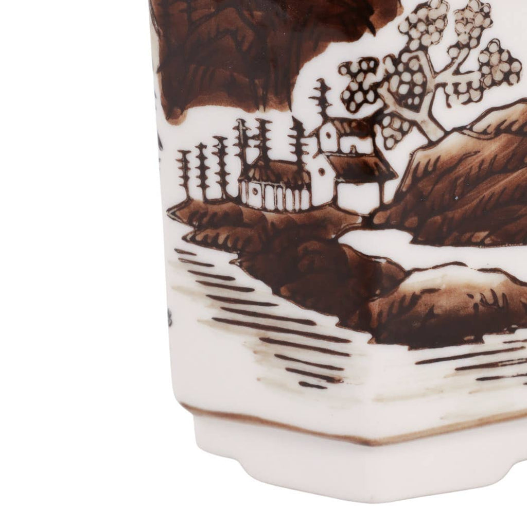 Sage & Eucalyptus Brown Ceramic Scented Candle