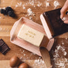 Artisanal Ceramic Butter Dish – Pink & Brown / CHOCOLATE
