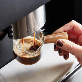 Espresso Yourself Measuring Glass with Wood Handle