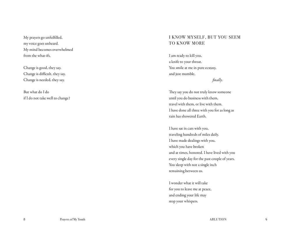 Prayers of My Youth by F.S.  Yousaf