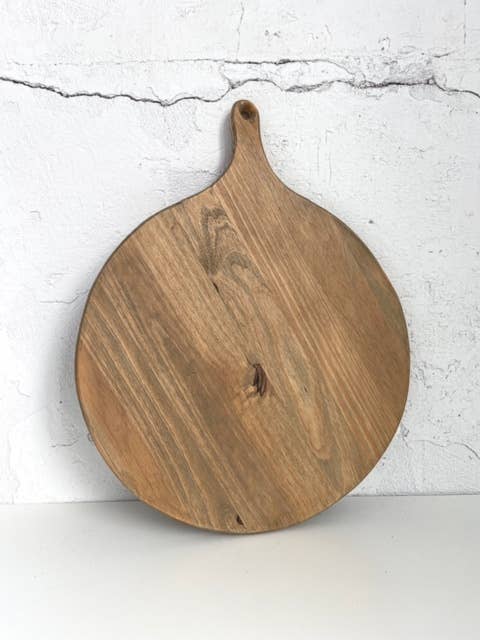 Round cutting board w/handle
