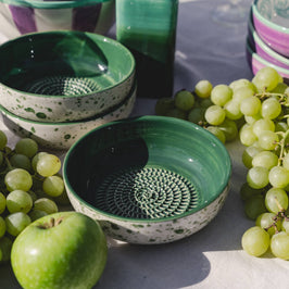 Ceramic Grater Bowl - Jade