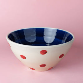 Ceramic Salad Bowl - Front View