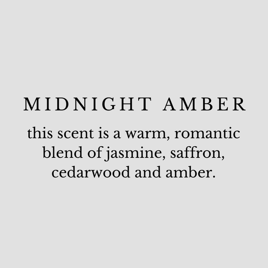 Midnight Amber- 4 oz Amber Glass Room+Linen Spray- Gold Top