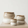 Ceramic Planter Pot, Stacked with Drainage - Noemi
