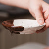 Small Ceramic Grater Plate - Brown