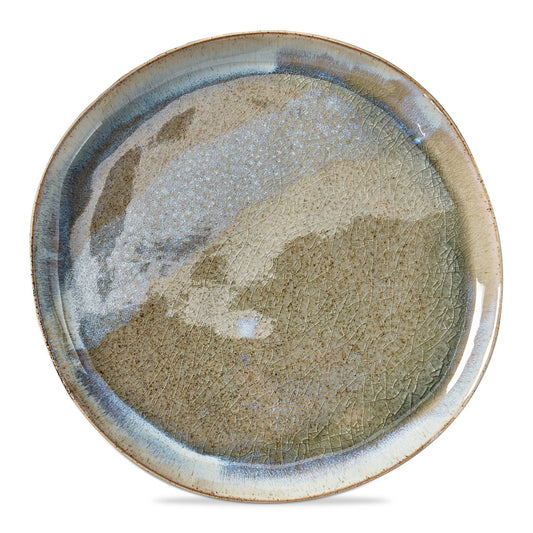 Montauk Round Serving Plate - Blue