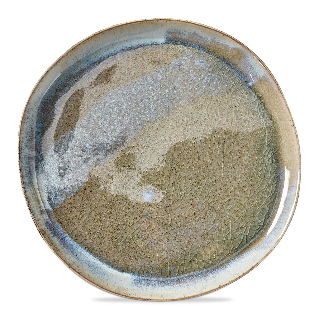 Montauk Round Serving Plate - Blue