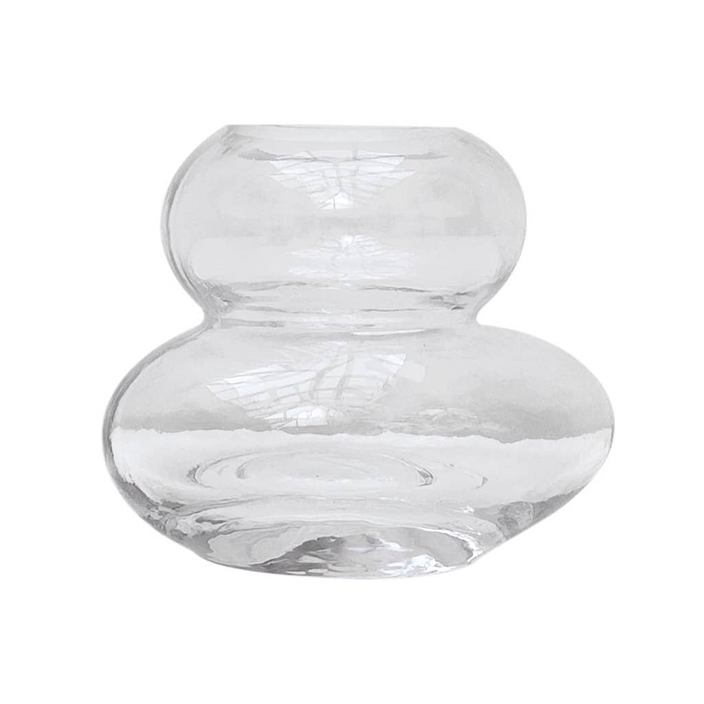 Zen PM transparent vase W10,5 D8 H8,5cm