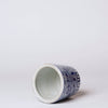 Tiny Blue and White Porcelain Peony Cachepot