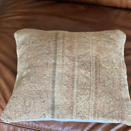 Pastel Vintage Persian Rug Pillow - Asli