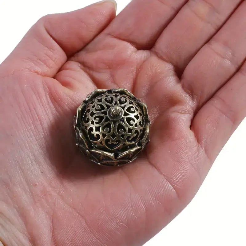 Hollow Lotus Shaped Incense Burner, Incense Holder