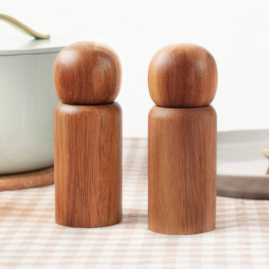 Guayabo Spice Mills (2-Pack, Grinders) - Acacia Wood