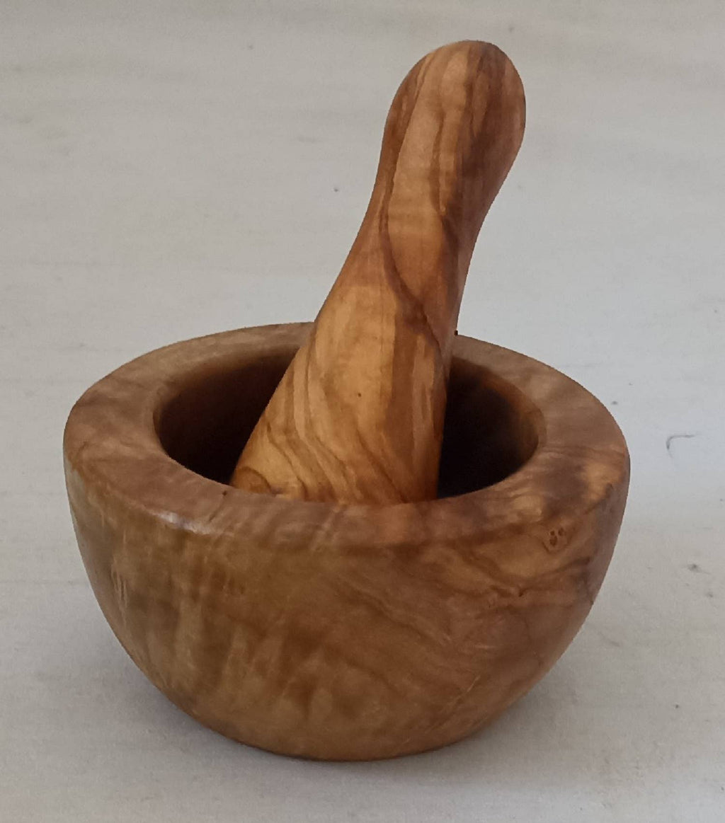 Olive Wood Mortar and Pestle