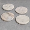White Marble Round Coaster