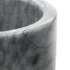 Marble Utensil Holder, White, 4.75" x 4.75" x 7"