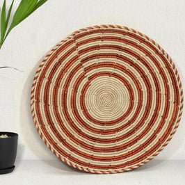 Rustic Swirls Flat Basket