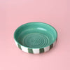 Garlic Grater Plate - Large Ceramic Green Jade