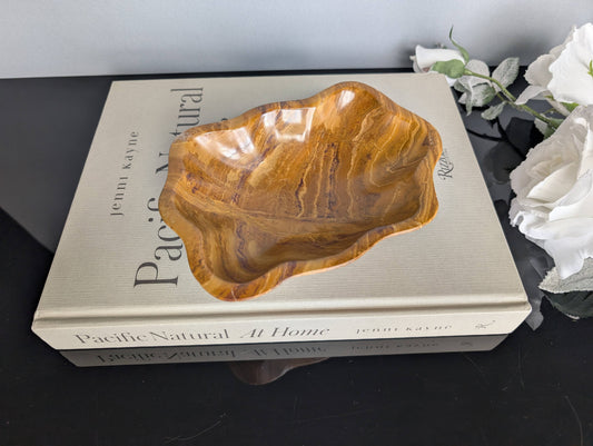 Unique stone bowl handmade from Onyx