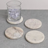 White Marble Round Coaster