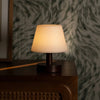 Teddy Dark Brown Wooden Rechargeable Table Lamp | Dimmable & Cordless with 80 Hours Battery Life