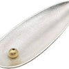 Silver Leaf-Shaped Copper Incense Holder – 5.5" x 2"