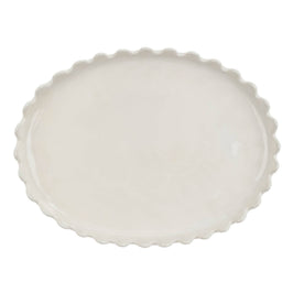 Scalloped Oval Plate - Large