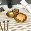 Gold Textured 3-Bowl Cluster Dish