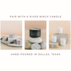 Mocha Brown -  Small Safety Matches -Apothecary Glass Jar