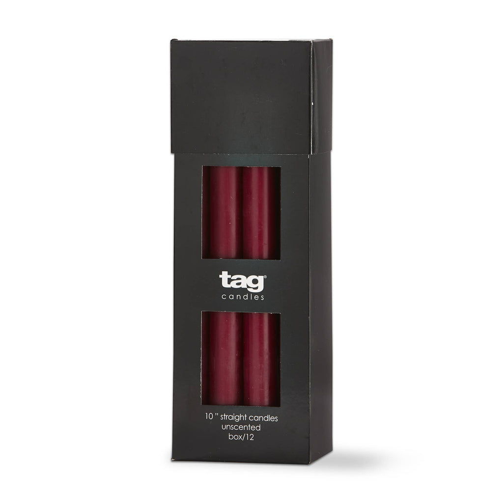 Color Studio Straight Candle - Wine