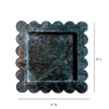 Green Marble Scalloped Tray
