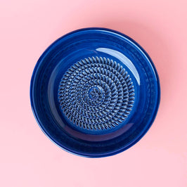 Garlic Grater Bowl for Kitchen & Home - Medium Blue Coast