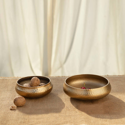 Brass Snack Bowls