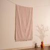 Turkish Hand/Dish Towels Peshtemal - Striped Red