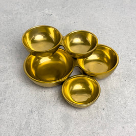 Gold 5-Cluster Bowl