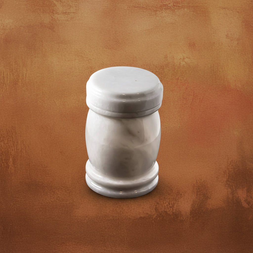 White Onyx Jar - M