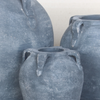 Noir Black Wash Vase With Handles Small