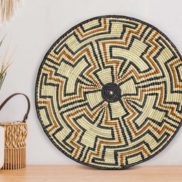 Handwoven Arrow Point Bowl Basket