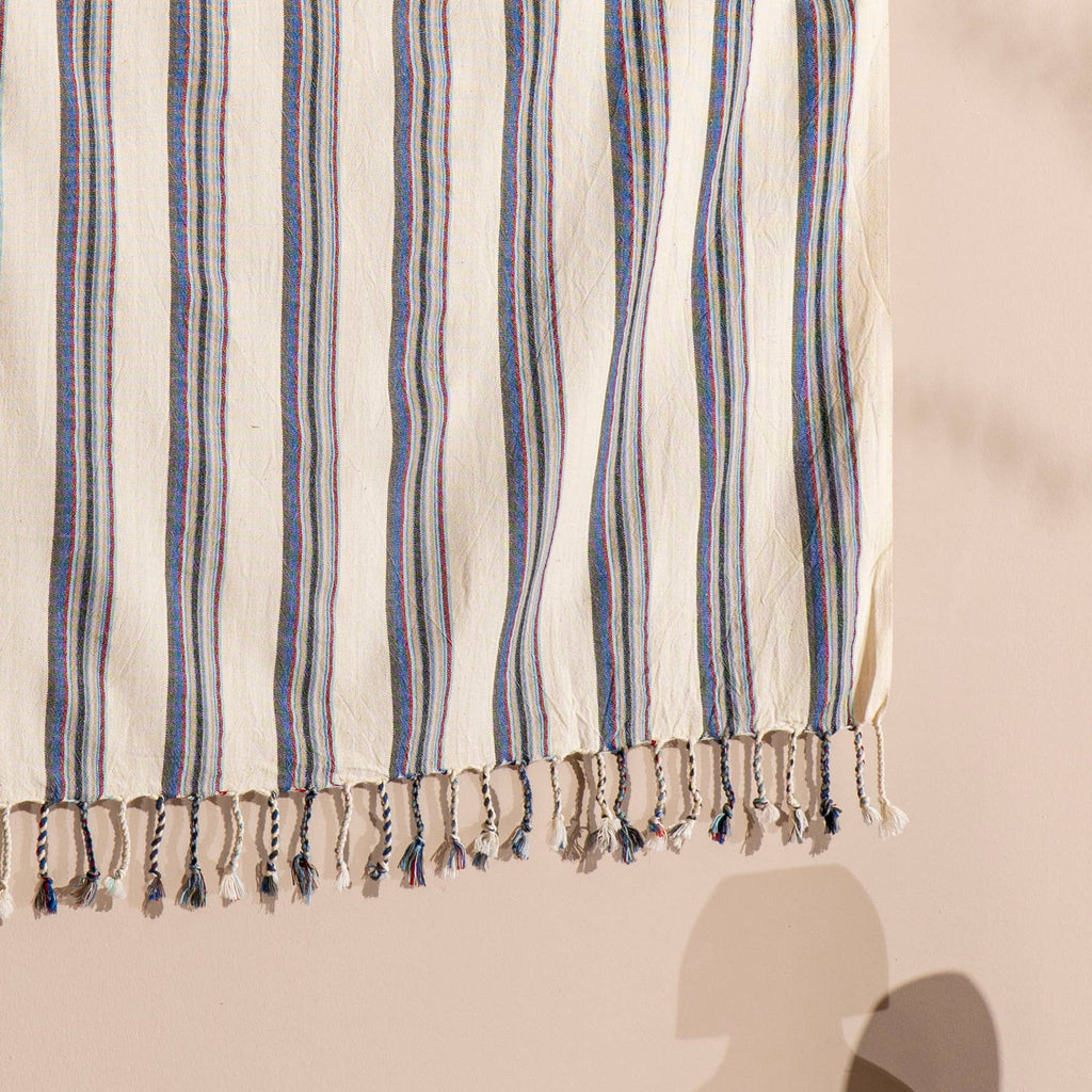 Turkish Hand/Dish Towels Peshtemal - Striped Multicolor