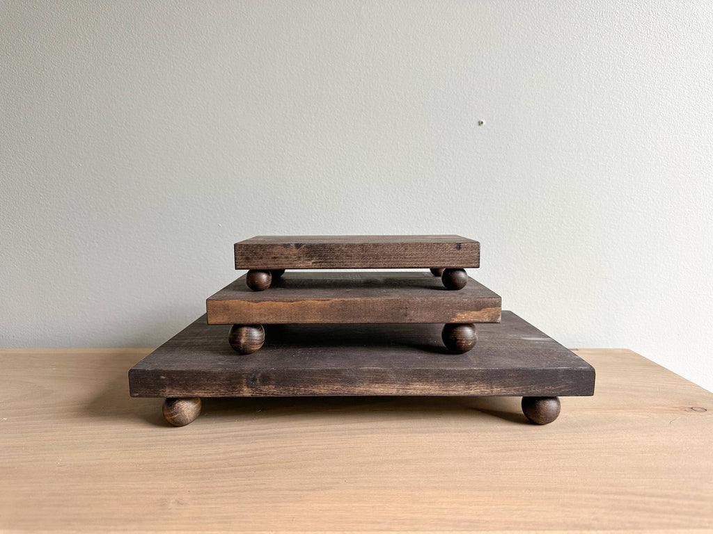 Wood Riser | Soap Stand | Wood Stand | Espresso