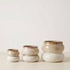 Ceramic Planter Pot, Stacked with Drainage - Noemi