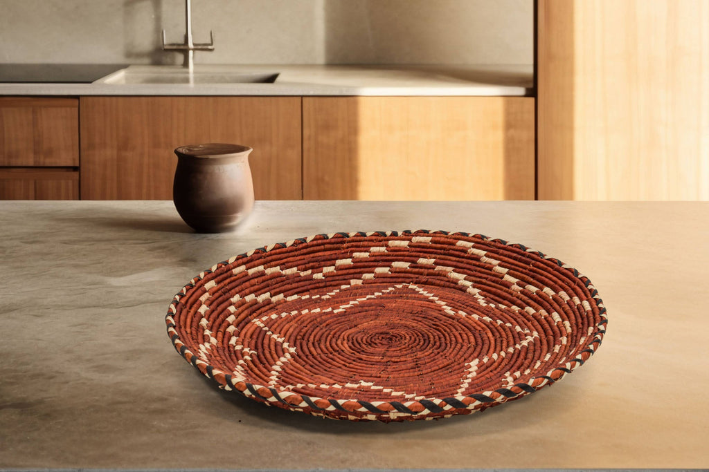 Fiery Star Flat Basket
