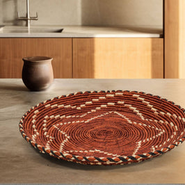 Fiery Star Flat Basket