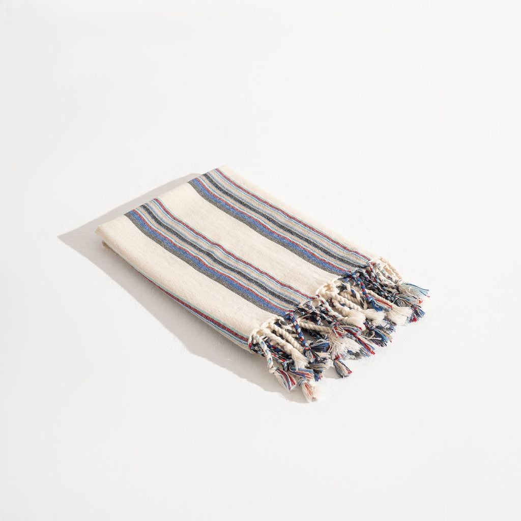 Turkish Hand/Dish Towels Peshtemal - Striped Multicolor