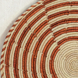 Rustic Swirls Flat Basket