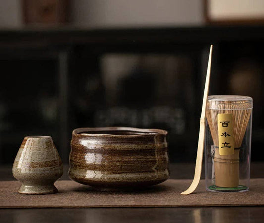 Classic Ceramic Bowl Matcha Set