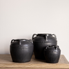 Dumont Grey Glazed Vase With Handles Small