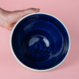 Ceramic Salad Bowl - Top View